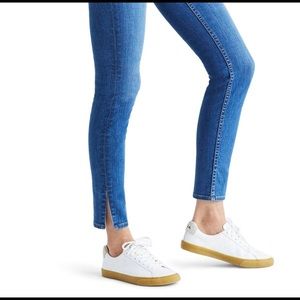 Madewell side slit jeans